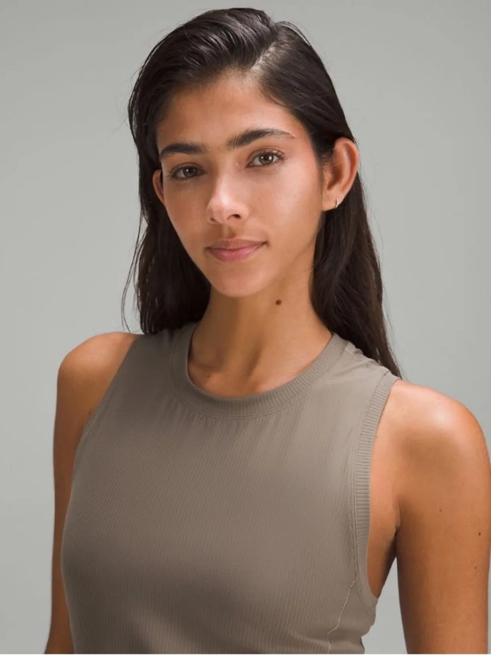 NWT Lululemon All Aligned Ribbed Midi Dress Nomad NOMD Size 4
